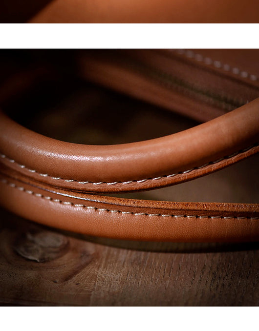 Cartera de Cuero Curtido al Natural con Múltiples Compartimentos para Hombre - Image 14