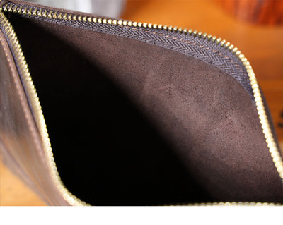 Cartera Minimalista de Cuero Crazy Horse para Hombre - Image 12