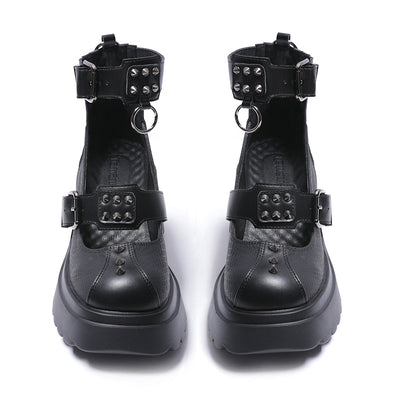 Zapatos Mujer con Hebilla de Remaches - Estilo Edgy y Versátil - Image 14
