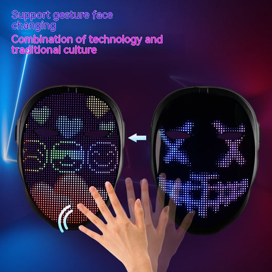 Máscara LED Luminosa Facial con Cambio de Color para Fiestas y Eventos - Image 5