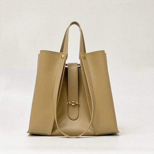 Bolso Tote de Cuero Genuino Gran Capacidad para Mujer - Image 6