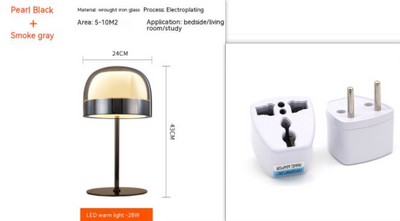 Lámpara de Mesa Nórdica Moderna Minimalista Lujo Ligero - Image 14