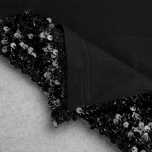 Vestido de Fiesta Vintage Elegante con Abertura Lateral y Manga Larga - Image 13