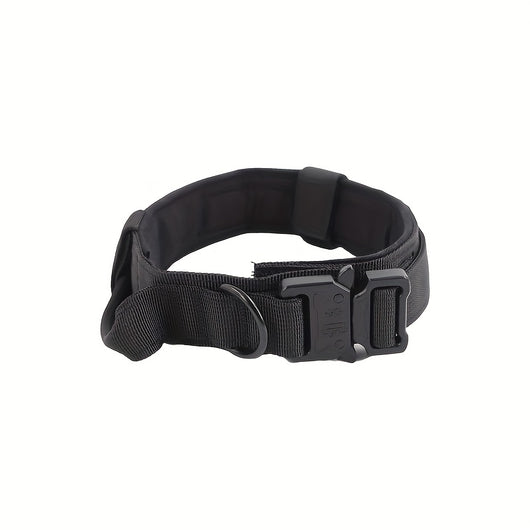 Collar Táctico Militar Reforzado para Perros Medianos y Grandes con Manija de Control - Image 11