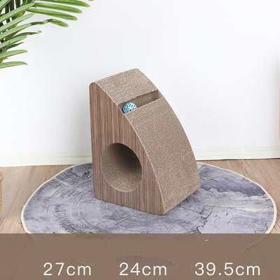 Rascador Curvo Triangular para Gatos - Afilador de Garras Premium - Image 5