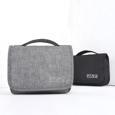 Bolsa de Aseo Colgante Impermeable con Organizador de Maquillaje para Viajes - Image 4