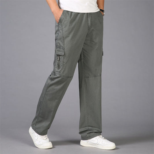 Pantalones Sueltos Coreanos Cintura Alta Pierna Recta