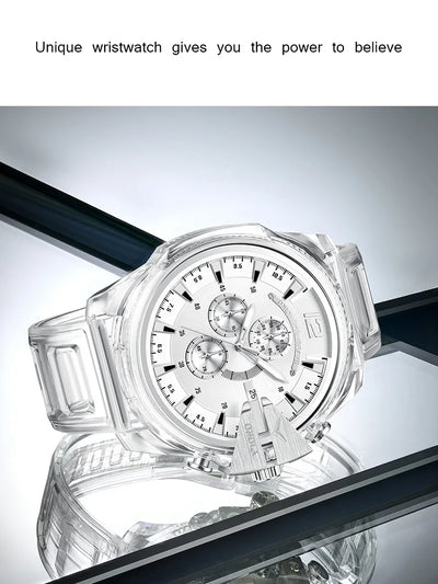 Reloj de Cuarzo Impermeable Unisex con Correa de Plástico - Image 17