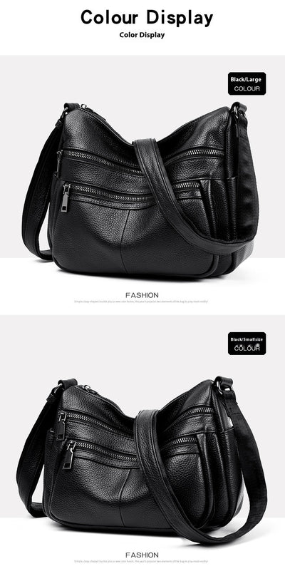 Bolso Mensajero de Cuero Genuino Primera Capa - Estilo Profesional - Image 31