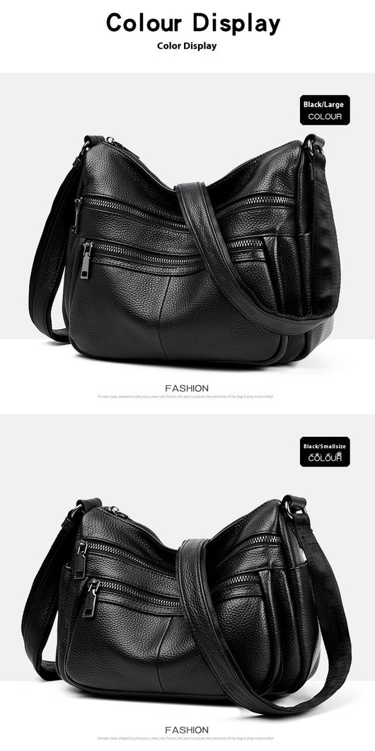Bolso Mensajero de Cuero Genuino Primera Capa - Estilo Profesional - Image 31