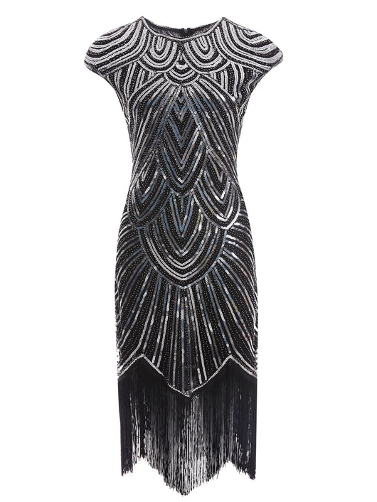 Vestido de Lentejuelas con Flecos y Trenzas - Image 21