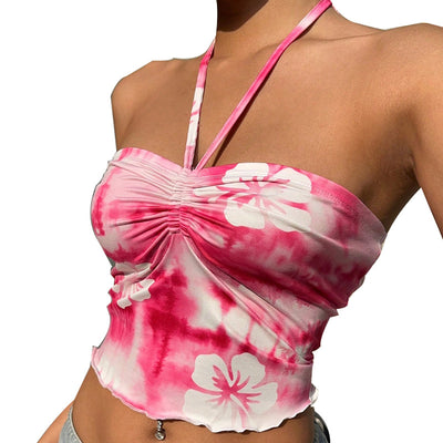 Top Halter Tie-Dye con Tirantes Finos para Mujer - Image 5