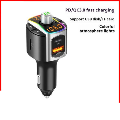 Receptor Bluetooth para Auto con Doble Pantalla MP3 - Image 2