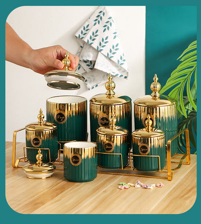 Recipiente de Almacenamiento de Cerámica para Cocina - Image 9