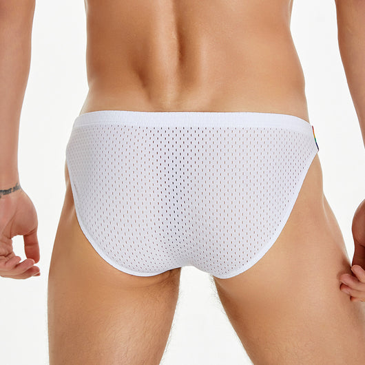 Calzoncillos Hombre Malla Nylon Cintura Arcoíris Baja Comodidad - Image 10