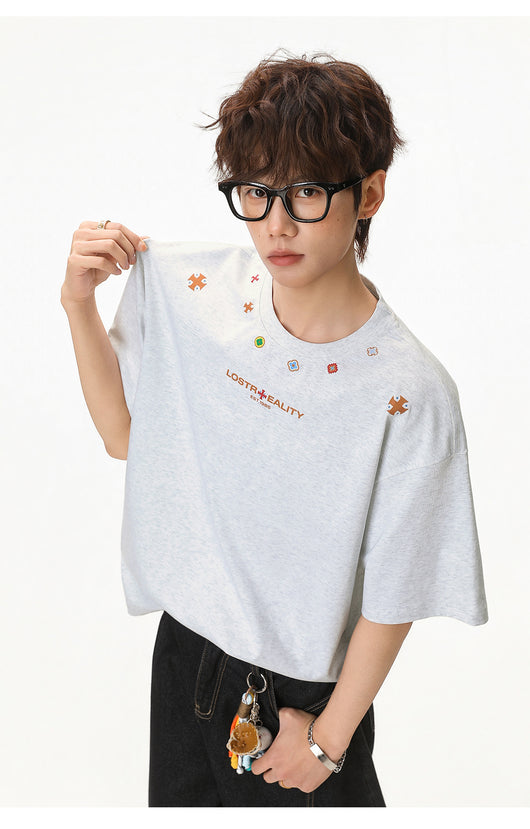 Playera de Algodón Estampada de Manga Corta para Hombre - Image 14