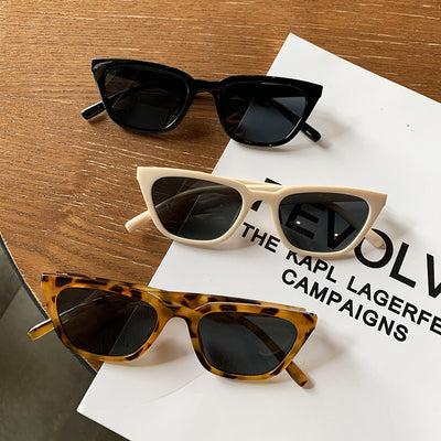 Gafas de Sol Retro Rectangular Negras - Estilo Vintage para Rostros Pequeños - Image 13