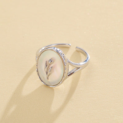 Anillo Vintage Clásico de Metal Europeo y Americano - Image 3