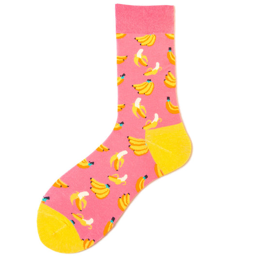 Calcetines de Algodón Estampado Frutas para Hombre y Mujer - Image 24