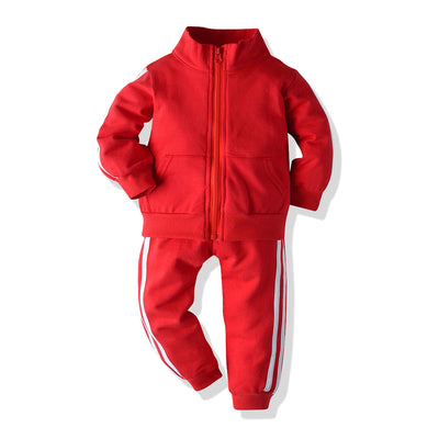 Conjunto Deportivo Infantil con Doble Cierre para Primavera y Otoño - Image 2