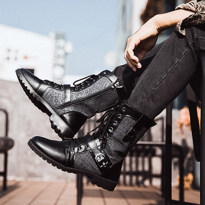 Botas Martin Trendy Estilo Coreano para Hombre - Image 7