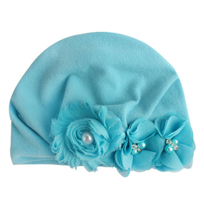 Gorra Infantil de Algodón con Diseño de Flores - Protección Solar - Image 3