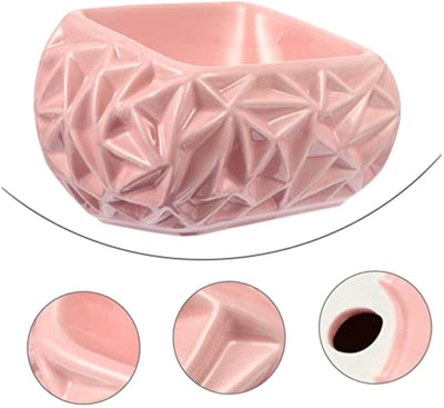 Comedero Cerámico para Gatos y Perros con Diseño Nido - Cuenco Adorable Rosa para Mascotas - Image 3