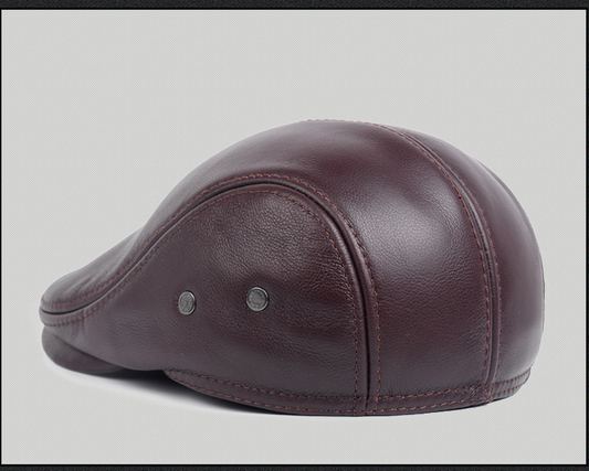 Sombreros de Cuero Casual para Hombre Maduro - Image 2