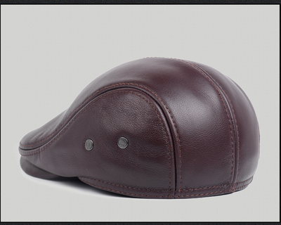 Sombreros de Cuero Casual para Hombre Maduro - Image 2