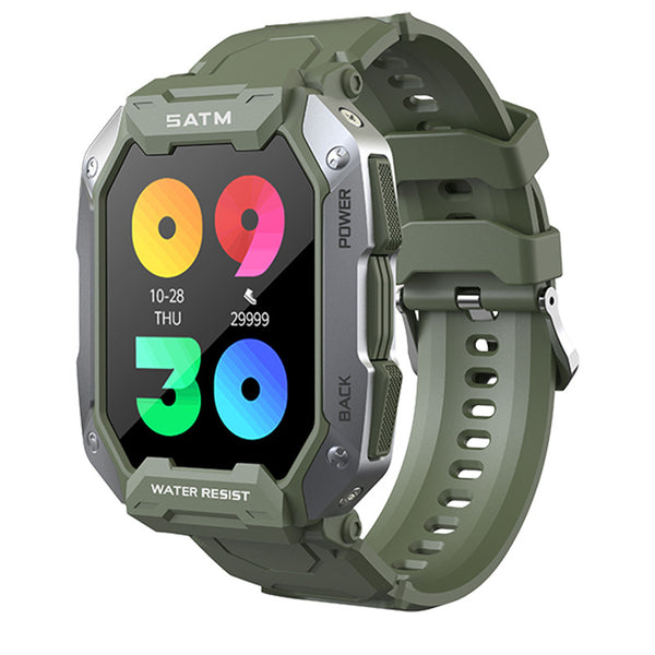 Reloj Inteligente con Banda de Silicona para Hombre - Estilo Casual