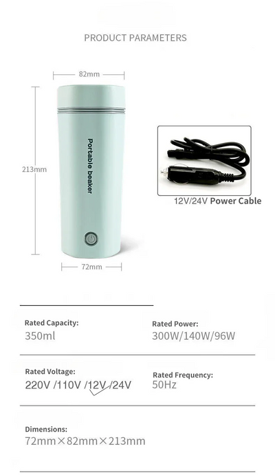Hervidor Eléctrico 12V para Auto con Diseño Antifiltraciones y Válvula de Seguridad - Image 14