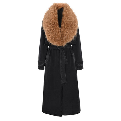 Abrigo Trinchera de Mezclilla para Mujer - Image 6