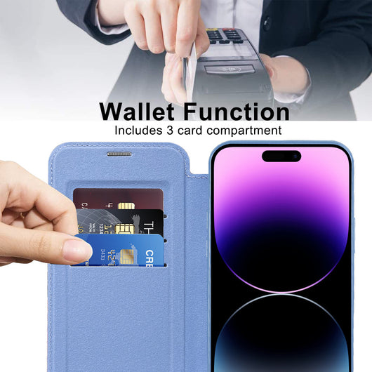 Funda Protectora con Cargador Inalámbrico Transparente y Soporte para Tarjetas - Image 14
