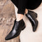 Zapatos de Cuero Británicos Punta Aguda para Hombre