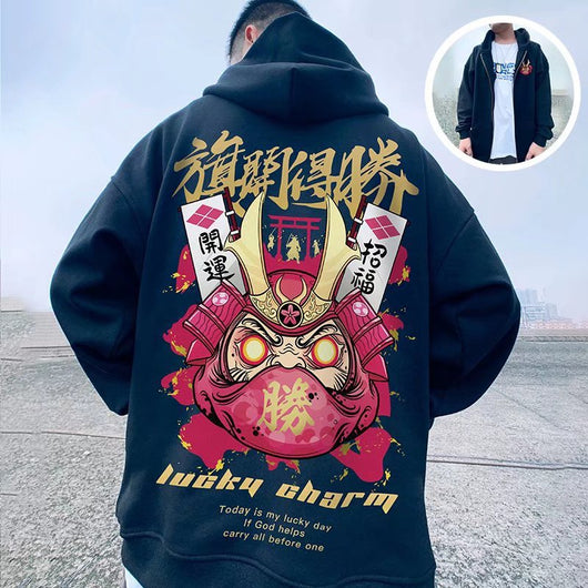 Suéter Oversized Cálido de Terciopelo para Hombre Talla Grande - Estilo Europeo - Image 14