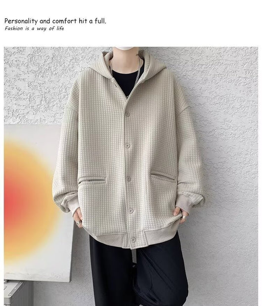 Cardigan de Pana Texturizada para Hombre - Otoño/Invierno - Image 21