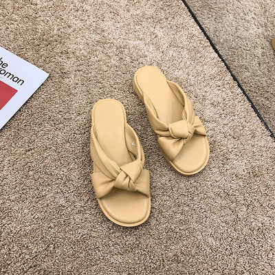 Pantuflas Negras de Verano con Suela Suave y Tacón Bajo - Image 4