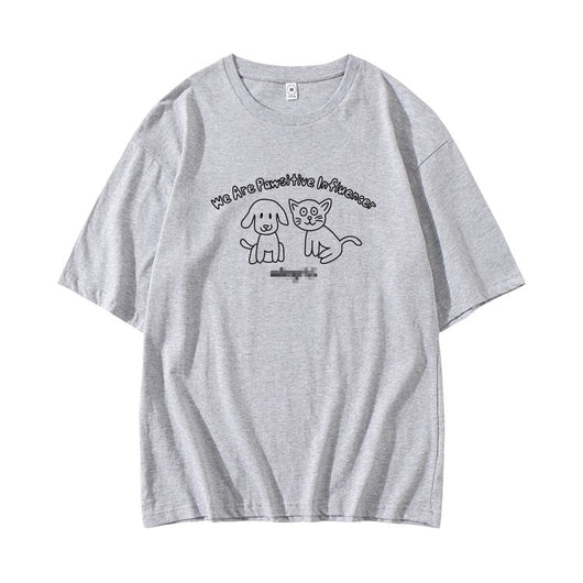 Blusa Estampada Hombro Descubierto Manga Corta Unisex - Image 6
