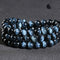 Pulsera de Ojo de Tigre Azul Natural para Hombre y Mujer