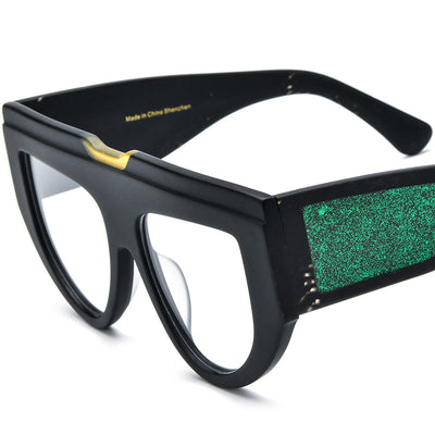 Lentes Gafas Ojo de Gato Patchwork Multicolor con Montura Mate - Image 7