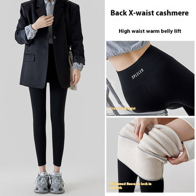 Leggins de Cintura Alta en Cashmere - Pantalones Térmicos de Invierno para Mujer - Image 12