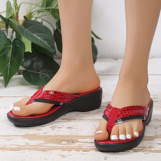 Sandalias Cuña Plataforma Flip-Flop para Mujer - Image 18