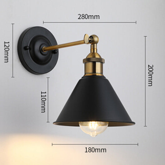 Lámpara de Pared Industrial en Hierro Forjado Estilo Loft - Image 13