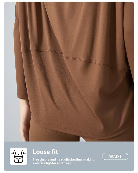 Blusa Deportiva Suelta de Manga Larga Efecto Segunda Piel - Image 27