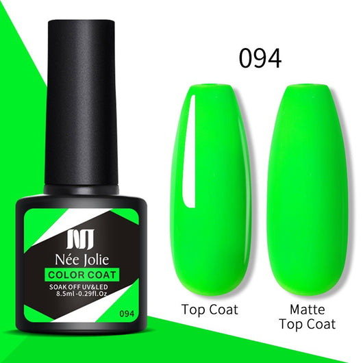 Esmalte de Uñas Gel Rojo Navideño con Brillo Reflectante UV - Image 58