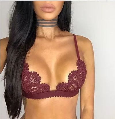 Lencería Sexy de Encaje con Detalles Florales Entrelazados - Image 9