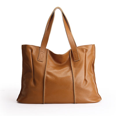 Bolso de Cuero Genuino para Hombro - Diseño Minimalista de Primera Calidad