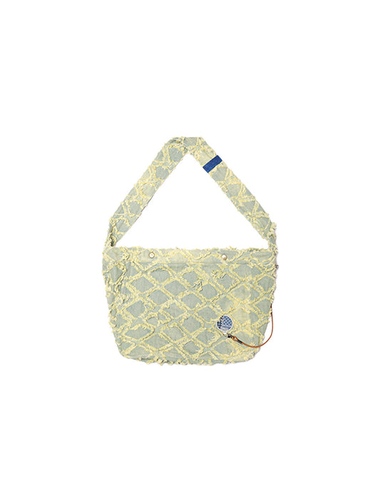 Bolso Bandolera Denim Destruido con Detalles de Diamante - Image 14