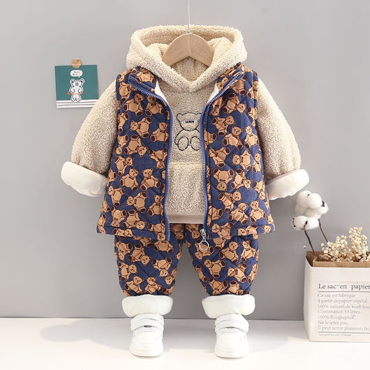 Sudadera con Capucha Acolchada para Niños con Diseño Cartoon - Image 2