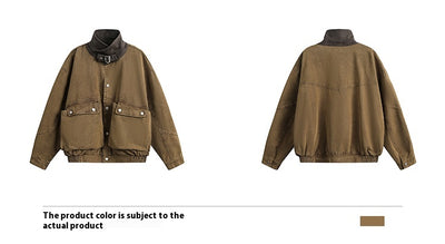 Chaqueta Casual Suelta con Bolsillos Grandes y Costuras Reforzadas - Image 11